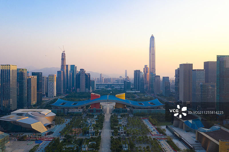 深圳市城市风光图片素材