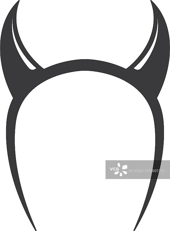 恶魔角标志图标设计图片素材