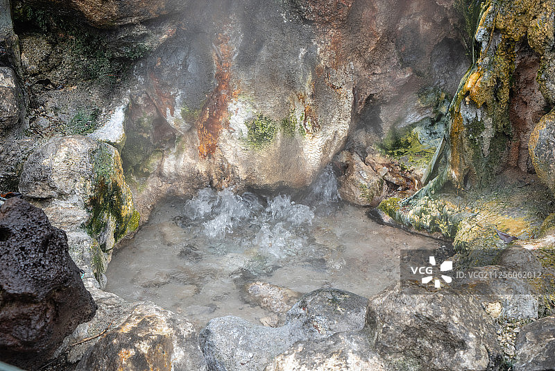 云南腾冲热海风景区图片素材