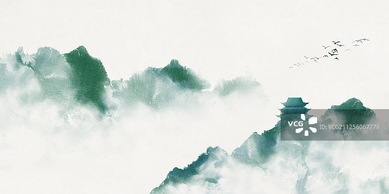 人间仙境图片素材