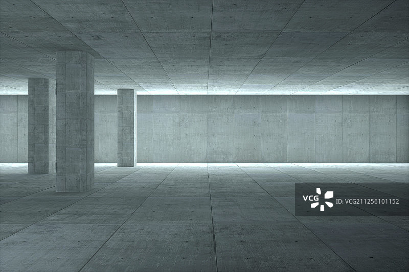 3D现代简混泥土背景空间图片素材