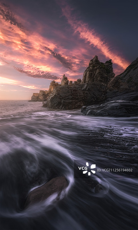 浙江省温州市洞头区半屏山图片素材