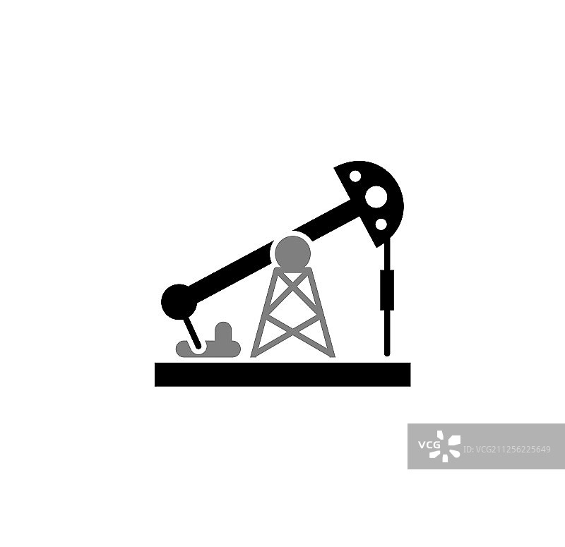 石油钻井平台相关图标背景图片素材