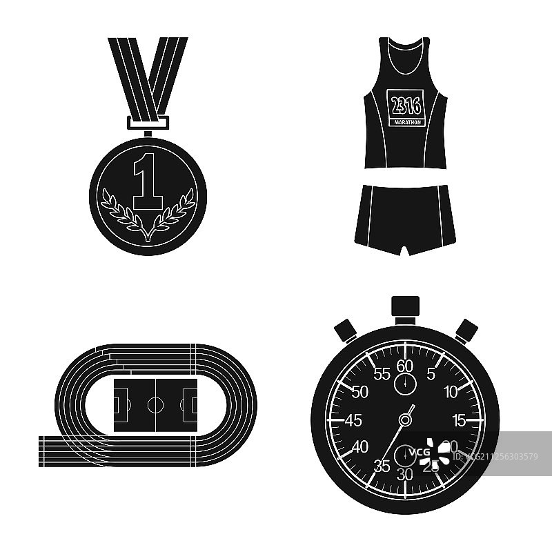 健康与健身符号设计图片素材