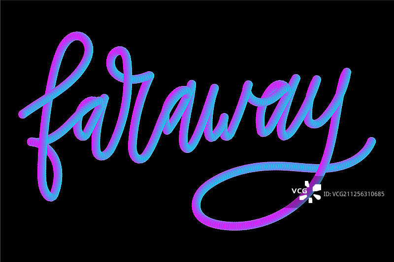 遥远短语平面印花时尚标语图片素材