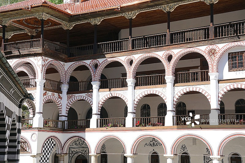 保加利亚里拉修道院图片素材