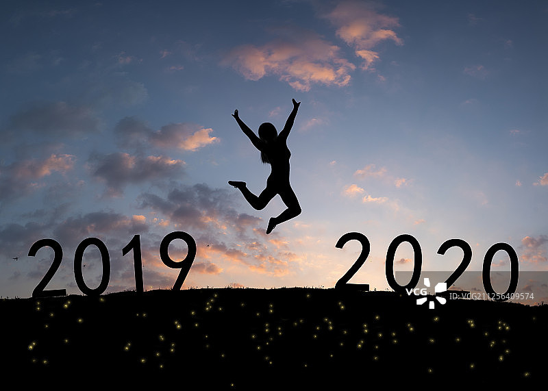 2019至2020祈福拼搏图片素材