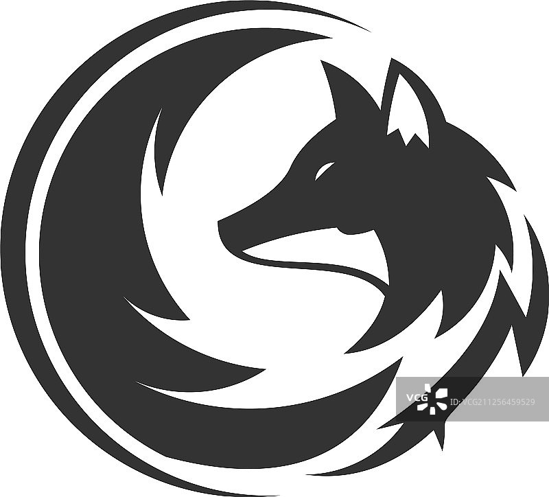 狐狸头像logo模板图片素材
