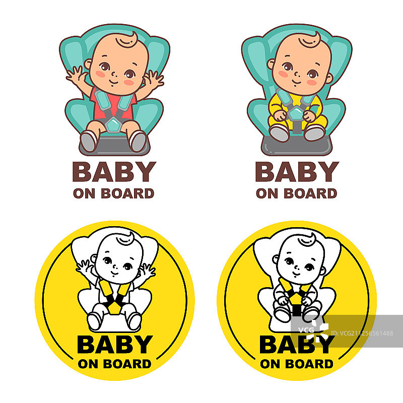 汽车座椅贴纸图片素材