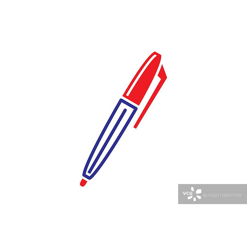 用于图形和网页设计的背景上的铅笔图标图片素材