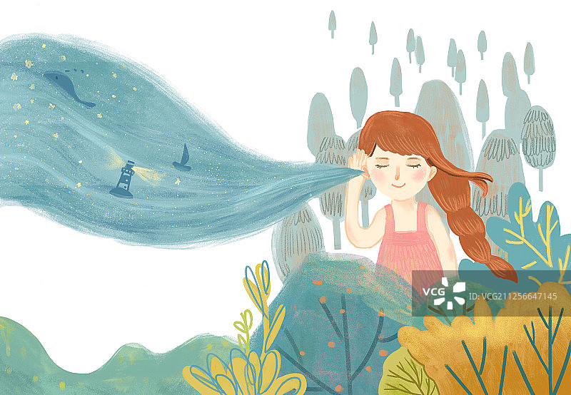 听海森林图片素材