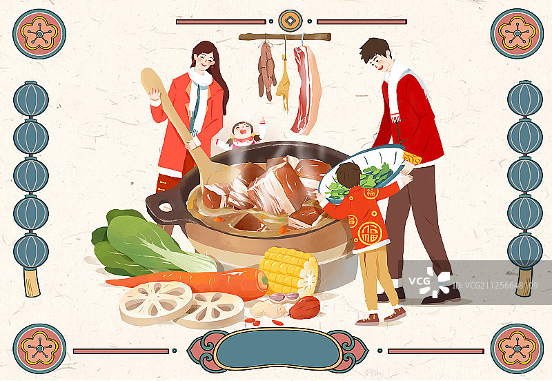 腊月二十六 炖大肉图片素材
