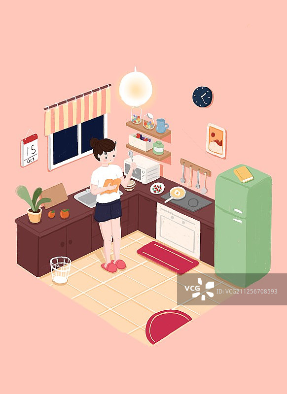 学做饭图片素材