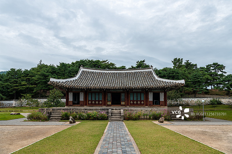 朝鲜开城成均馆图片素材