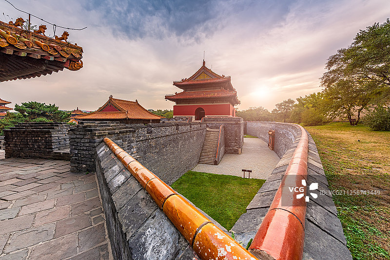 亚洲中国辽宁省沈阳市北陵公园图片素材