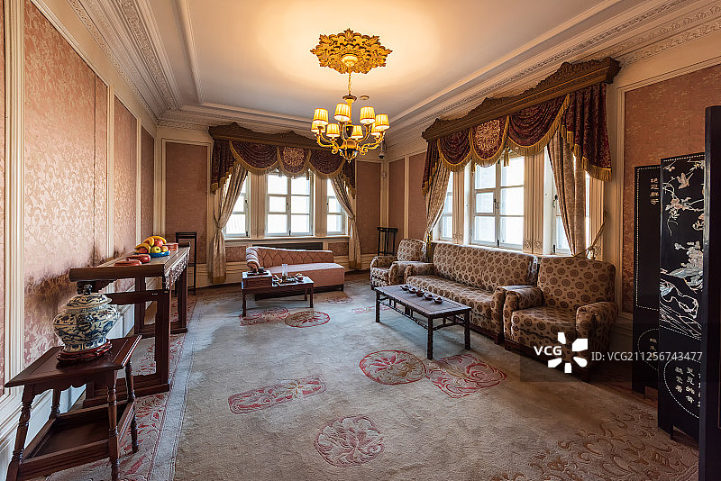 亚洲中国吉林省长春市伪满皇宫博物院图片素材