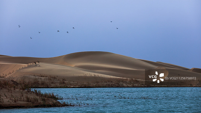 罗布人村寨图片素材