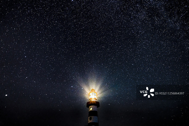 星光灯塔图片素材