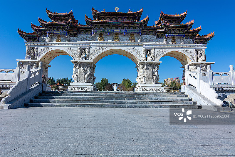 红光山金刚门图片素材