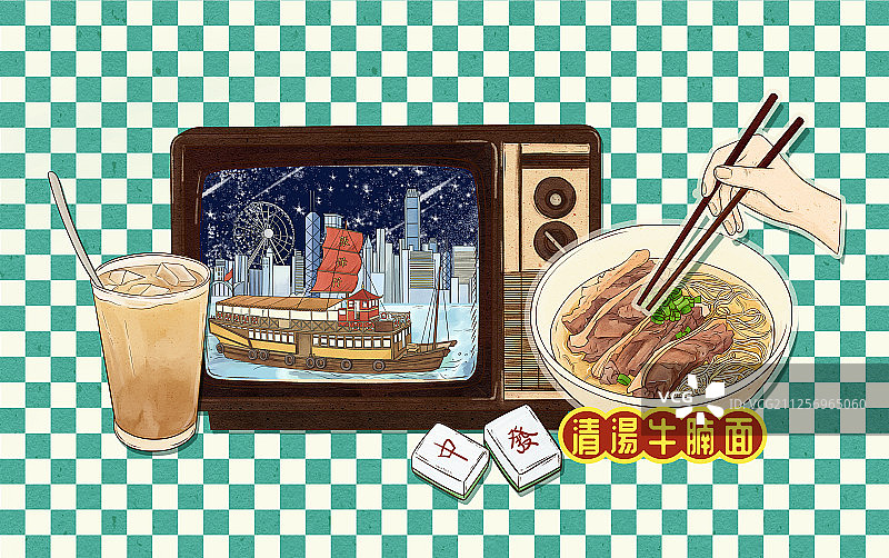清汤牛腩面图片素材