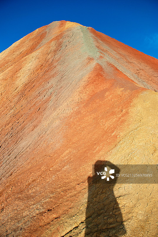 张掖市丹霞地貌图片素材