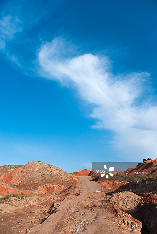 张掖市丹霞地貌图片素材