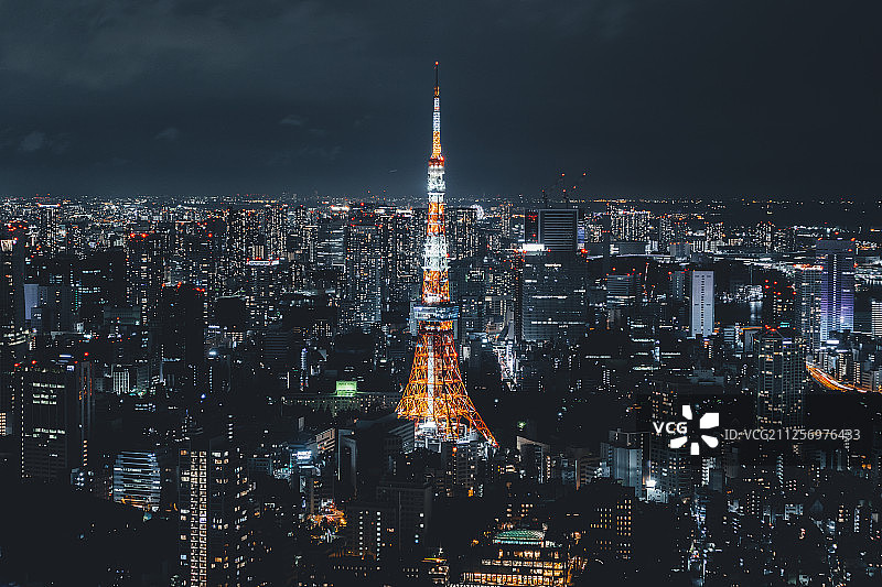 东京天际线图片素材
