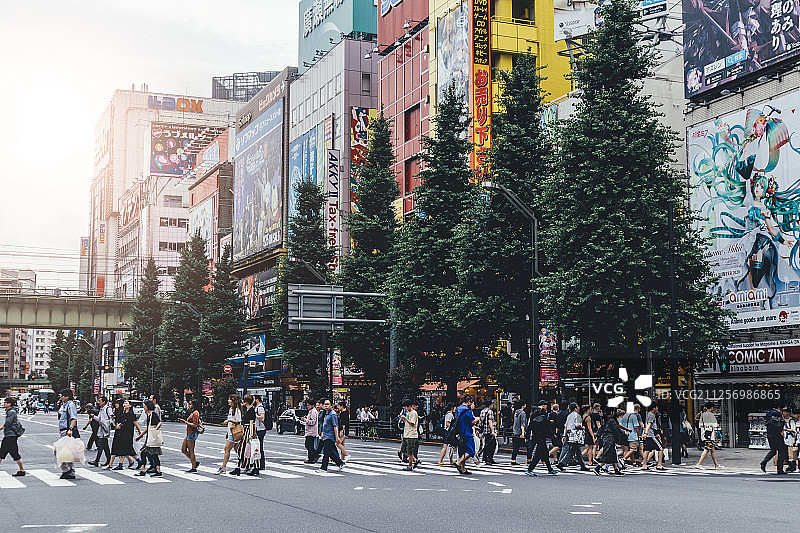 日本东京秋叶原图片素材