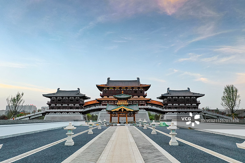 洛阳九州池瑶光殿全景图片素材