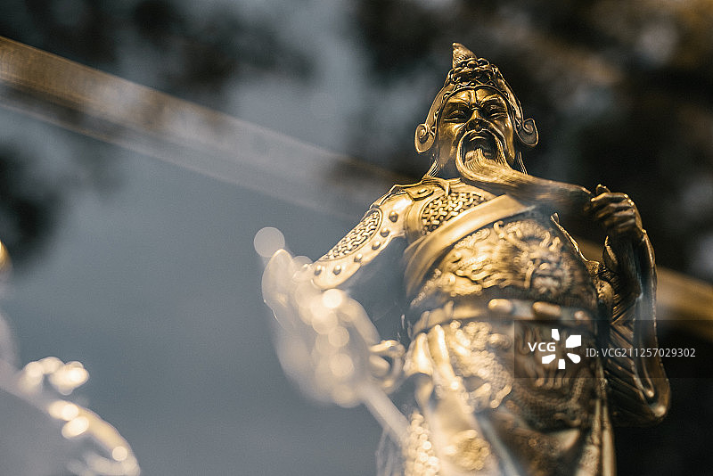 关公造像图片素材