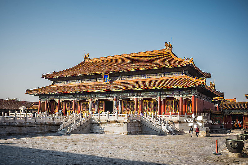 故宫珍宝馆皇极殿图片素材