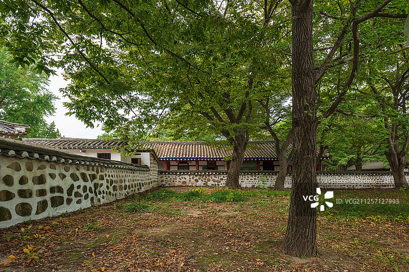 朝鲜开城高丽成均馆图片素材