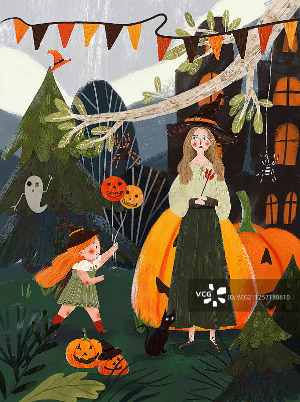 万圣节南瓜灯图片素材