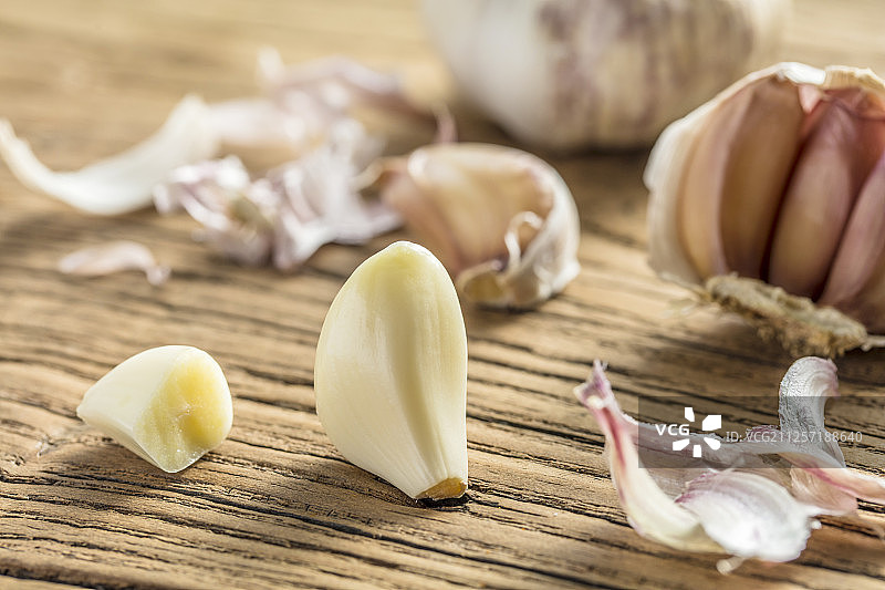 大蒜特写图片素材