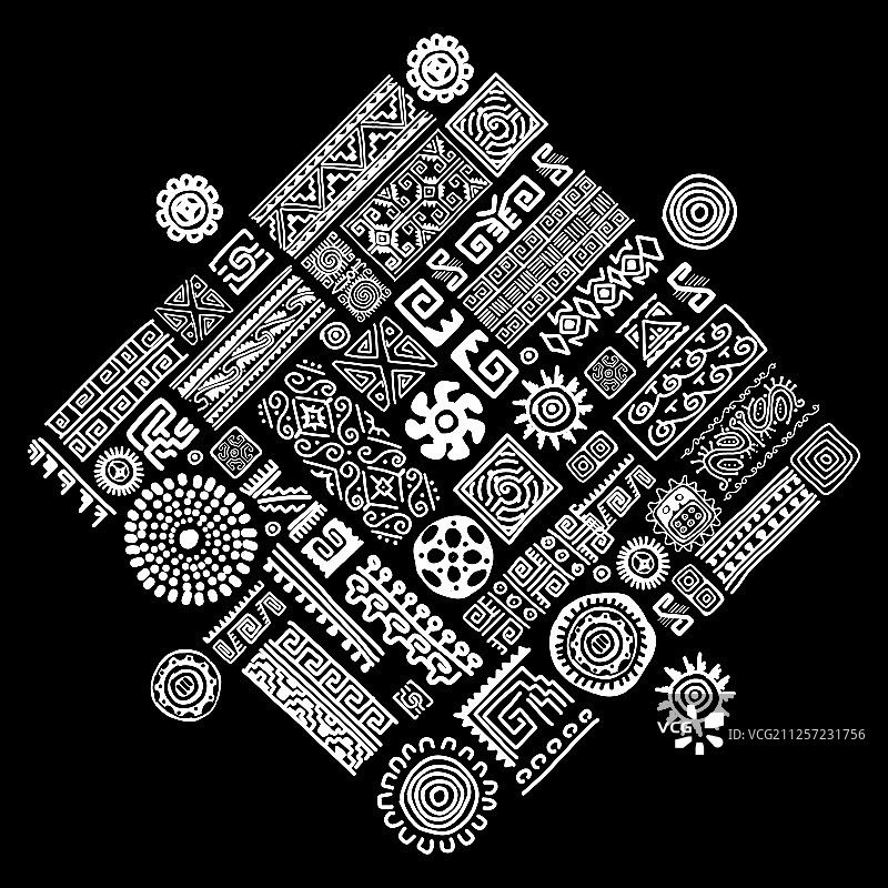 民族手工装饰图案图片素材
