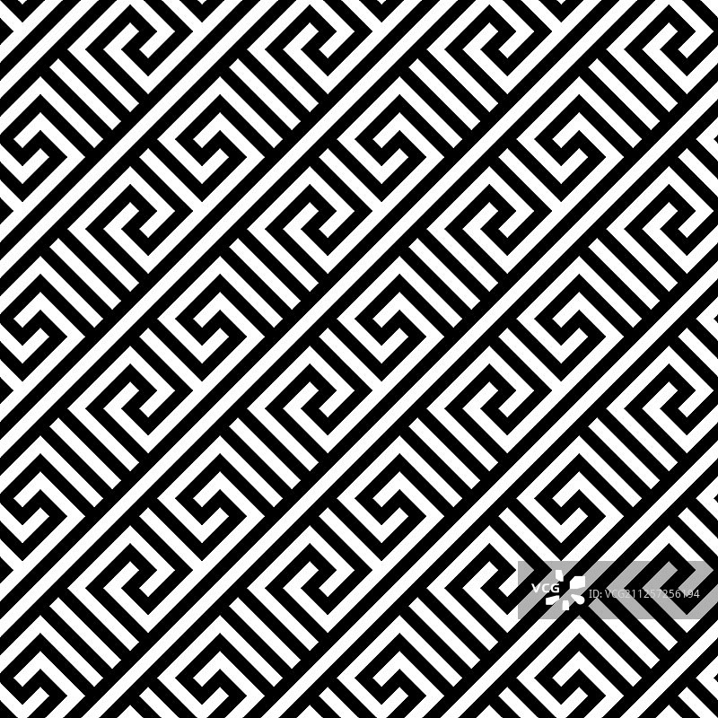 典型的埃及亚述和希腊回纹图片素材