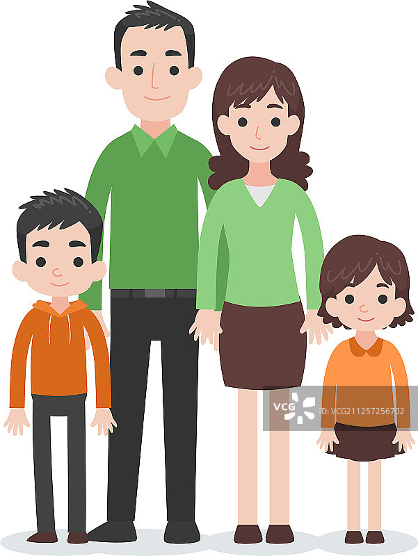 家庭人物概念合集图片素材
