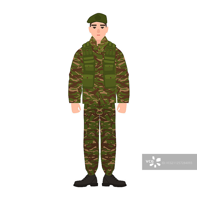 身着军装的军人或士兵图片素材