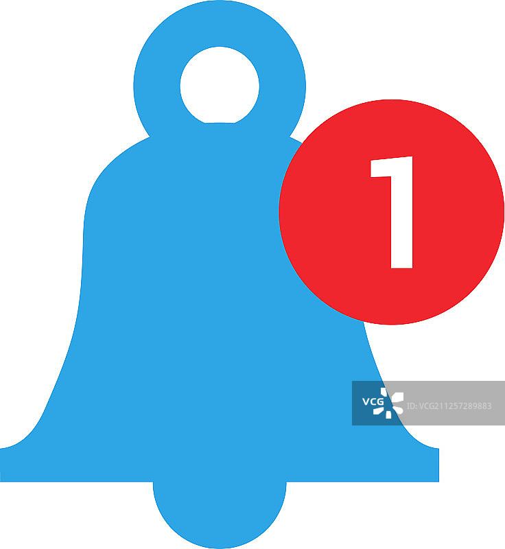 风铃通知图标设计模板图片素材