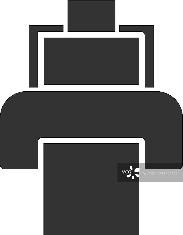 打印机图形图标设计模版图片素材