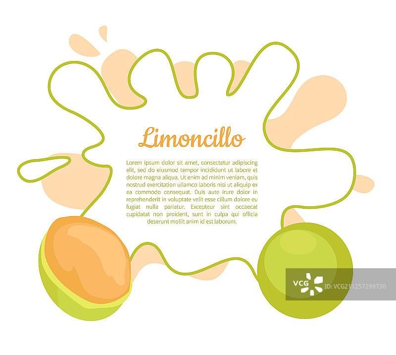 西班牙青柠海报图片素材