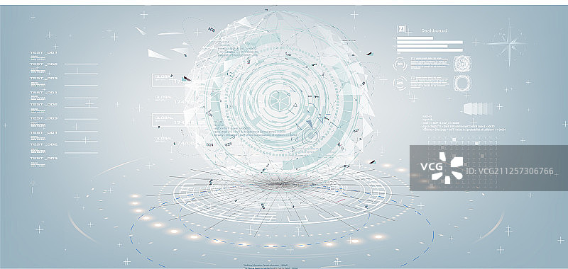 灰白色抽象科技背景图片素材