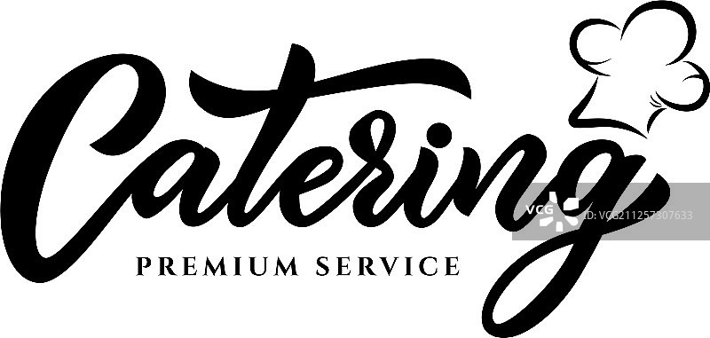 手绘餐饮公司logo字体图片素材