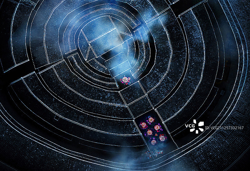 福建省龙岩市永定区承启楼图片素材