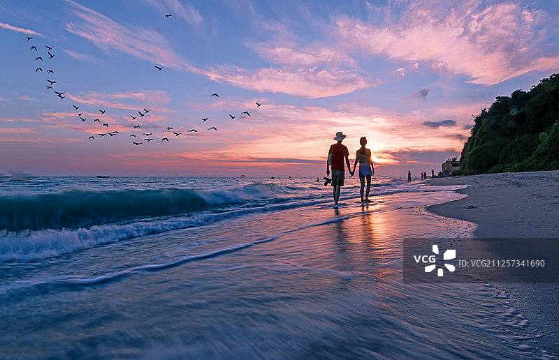 滴水丹屏日落（广西 涠洲岛）图片素材