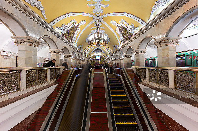 莫斯科地铁图片素材