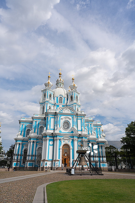 圣彼得堡斯莫尔尼宫图片素材