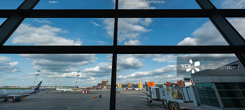 莫斯科谢列梅捷沃国际机场图片素材