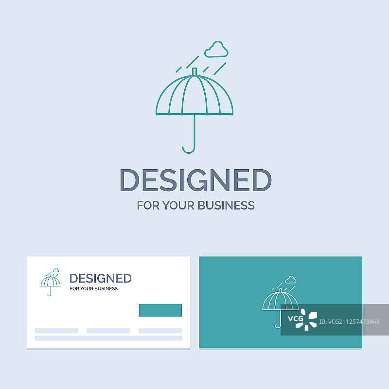 雨伞露营雨天安全天气商务图片素材