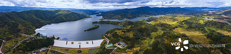 青山湖自然风光图片素材